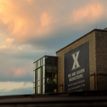 Skies over Xavier at dusk